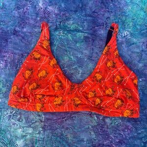MeUndies Taurus Zodiac Astrology Orange Bra Bralette 3X